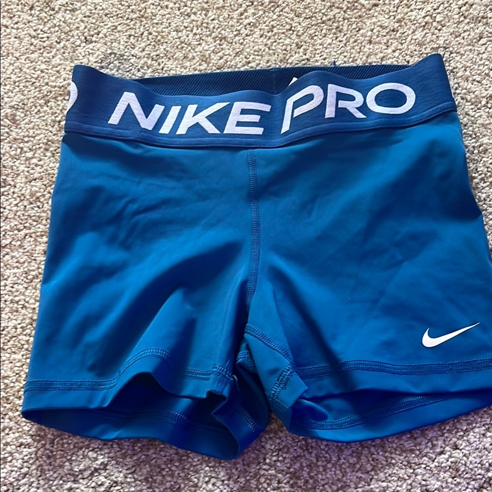 Nike Pro Blue Athletic Shorts